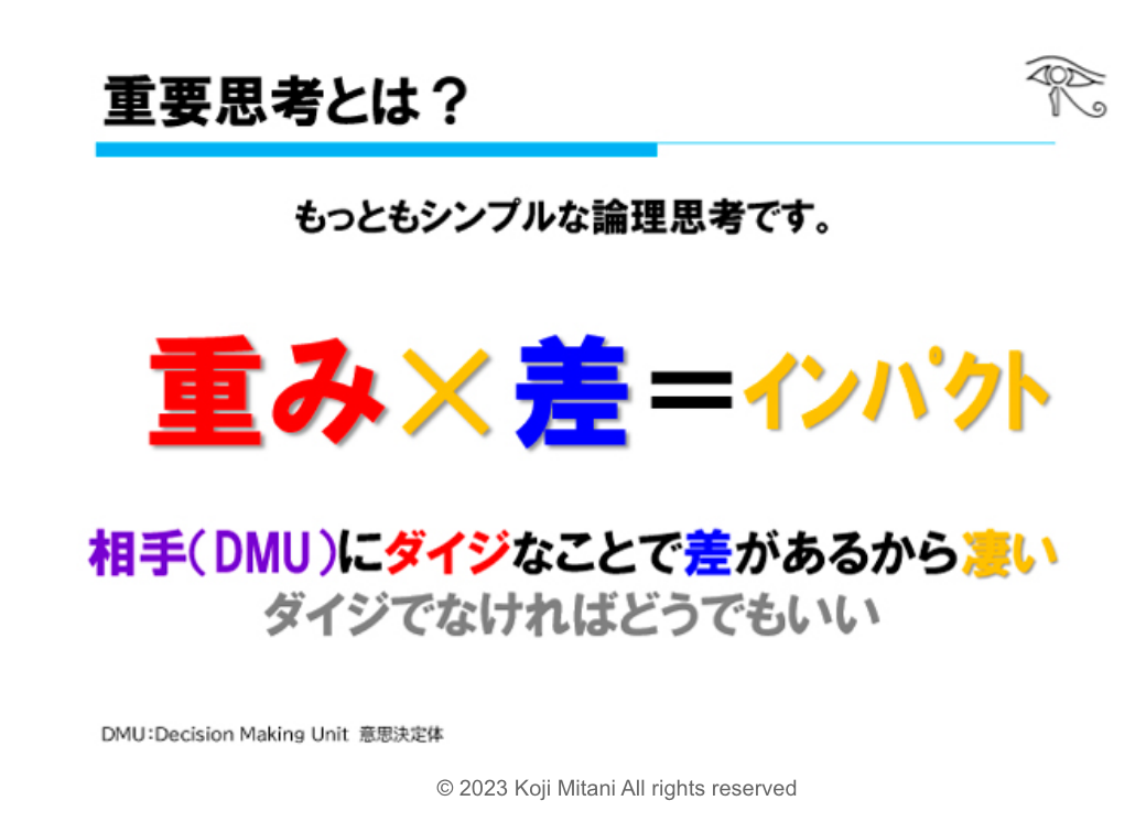 重要思考